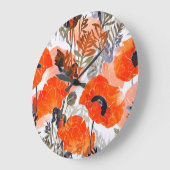 Bright Poppies Imprints: naadloze kunst Grote Klok (Hoek)