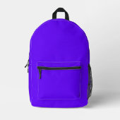 Bright Purple Backpack Bedrukte Rugzak (Voorkant)