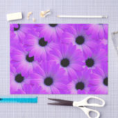 Bright Purple Flowers Tissuepapier (Craft)