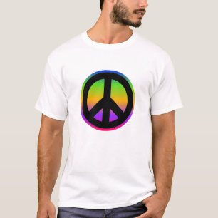 Bright Rainboogvredessymbool T-Shirt