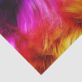 Bright Rainbow faux monster bont textuur Tissuepapier (Detail)