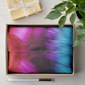 Bright Rainbow faux monster bont textuur Tissuepapier (Geschenk)