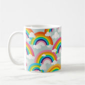 Bright Rainbow Mug avec nuages (Gauche)