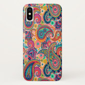 Bright Rainbow Paisley Case-Mate iPhone Case (Achterkant)