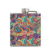 Bright Rainbow Paisley Heupfles (Achterkant)