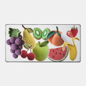 Bright Rainbow Scrapbook Crochet Fruit Collage (Recto)