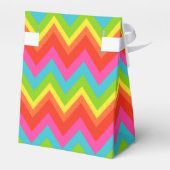 Bright Rainbow Stripes Favoriete Box Bedankdoosjes (Achterkant)