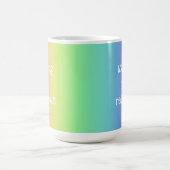 Bright Rainbow "Wishing You Rainbows" Mug (Centre)