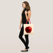 Bright Red Apple Tote Bag (Voorkant (model))