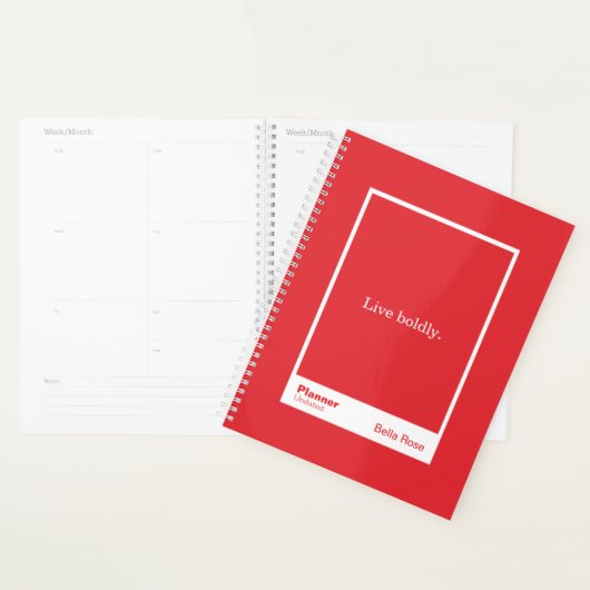 Bright Red Block Quote | Fully Customizable (Devant avec enveloppe)