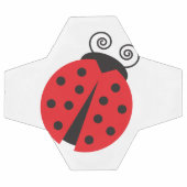 Bright Red Cartoon Ladybug (Plat)