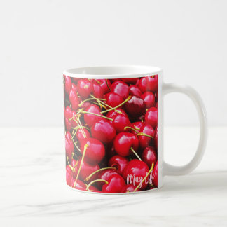 Bright Red Cherries Foto-Mok Koffiemok