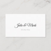 Bright Red Hibiscus Weddenschap Enclosure card Plaatskaartje (Achterkant)