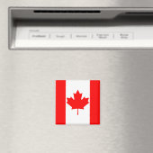 Bright Red Maple Leaf Canada Flag Magneet (Insitu (Vaatwasser))