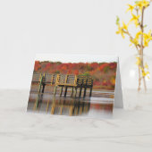 Bright Reflections Carte de voeux (Fleur jaune)