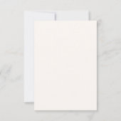 Bright Rose Navy Simple Monogramme Mariage RSVP (Dos)