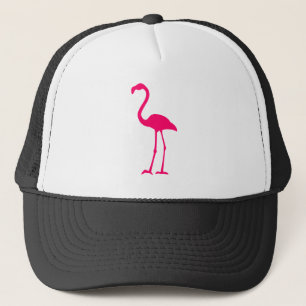 Bright roze flamingo trucker pet
