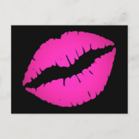 Bright roze ombre lipstick Kiss Black
