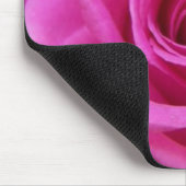 Bright roze Rose Mousepad Muismat (Hoek)