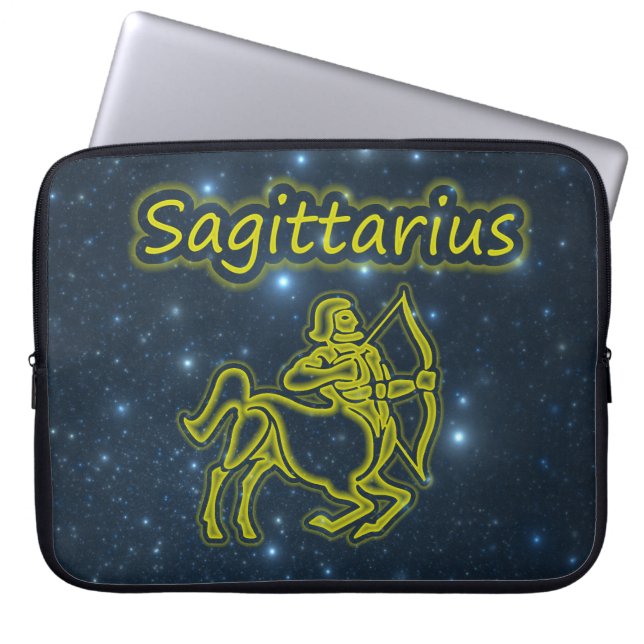 Bright Sagittarius Laptop Sleeve (Voorkant)