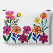 Bright Scribble Flowers Etui (Voorkant)