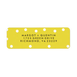 Bright Season Adreslabel Etiket