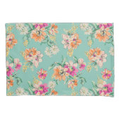 Bright Sketch Floral Pattern Kussensloop (Voorkant-Links)