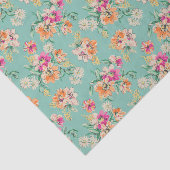 Bright Sketch Floral Pattern Tissuepapier (Detail)