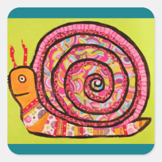 Bright Snail Glossy Sticker