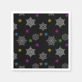 Bright Snowflake Napkins Servet