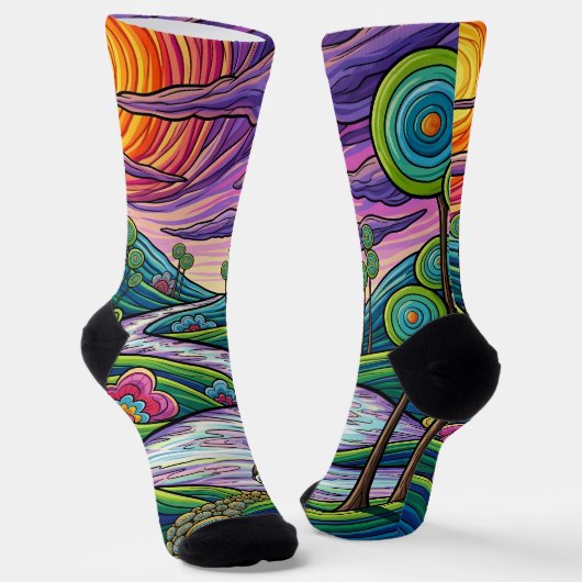 Bright Socks 0035754 Sokken (Gebogen)
