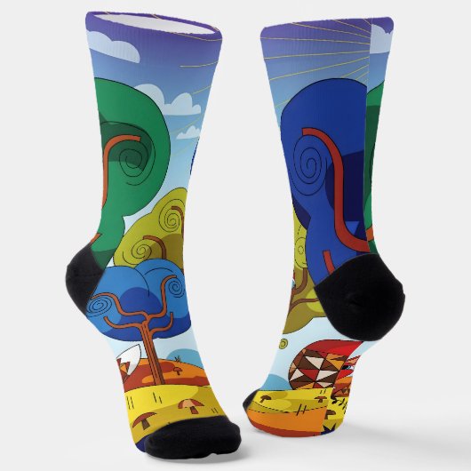 Bright Socks 0035794 Sokken (Gebogen)