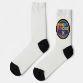 Bright Socks Bright White With Logo Sokken (Links)