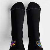 Bright Socks Dark Carbon With Logo Sokken (Top)