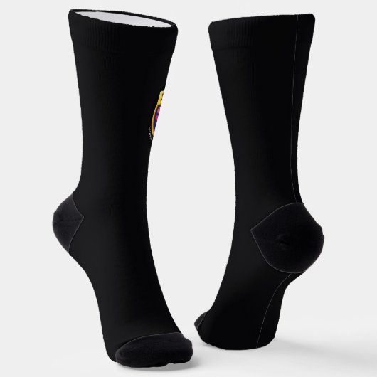 Bright Socks Dark Carbon With Logo Sokken (Gebogen)