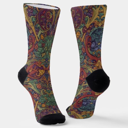 Bright Socks Elaborate Seamless Patterns 0039280 Sokken (Gebogen)