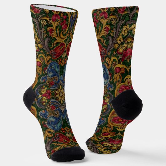 Bright Socks Elaborate Seamless Patterns 0039309 Sokken (Gebogen)