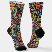 Bright Socks Elaborate Seamless Patterns 0039341 Sokken (Gebogen)