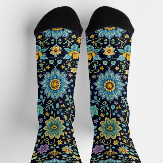 Bright Socks Elaborate Seamless Patterns 0039342 Sokken (Top)