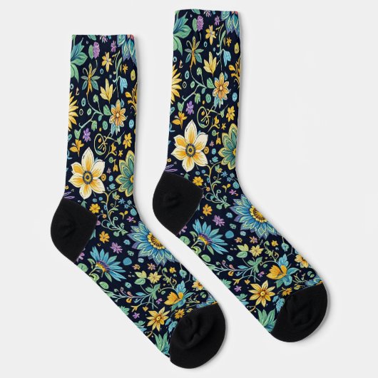 Bright Socks Elaborate Seamless Patterns 0039342 Sokken (Rechts)