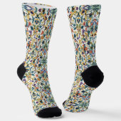 Bright Socks Elaborate Seamless Patterns 0039345 Sokken (Gebogen)