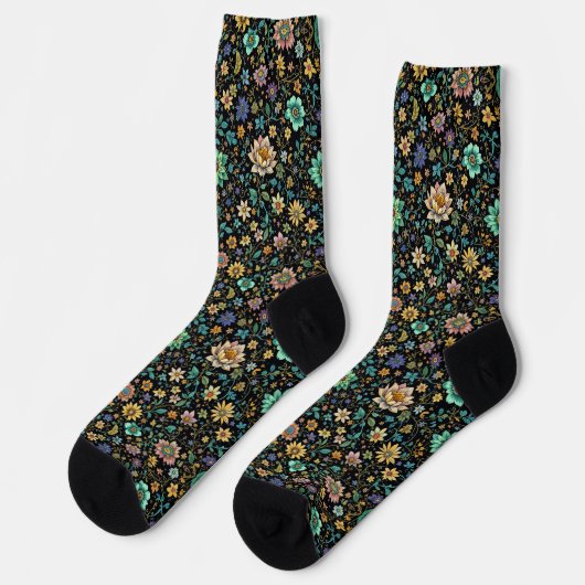 Bright Socks Elaborate Seamless Patterns 0039347 Sokken (Links)