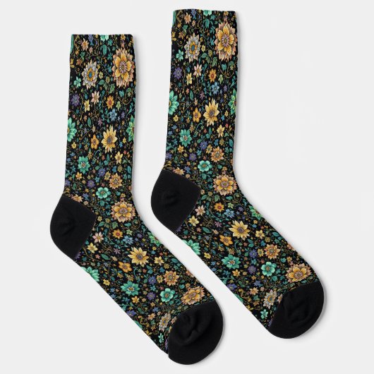 Bright Socks Elaborate Seamless Patterns 0039347 Sokken (Rechts)