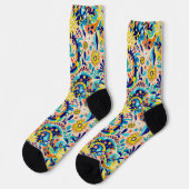 Bright Socks Elaborate Seamless Patterns 0039358 Sokken (Links)