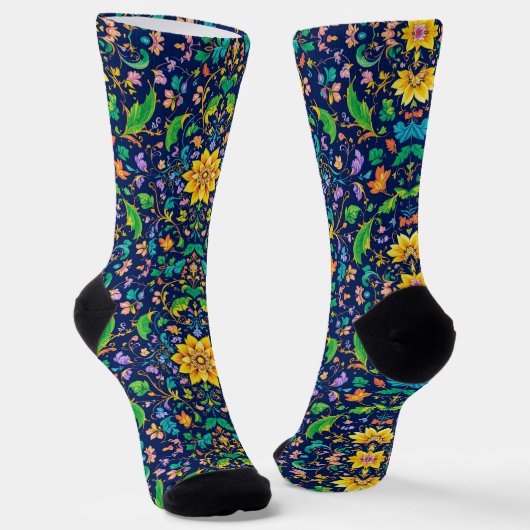 Bright Socks Elaborate Seamless Patterns 0039361 Sokken (Gebogen)