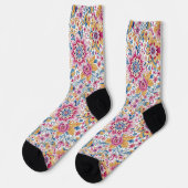 Bright Socks Elaborate Seamless Patterns 0039362 Sokken (Links)