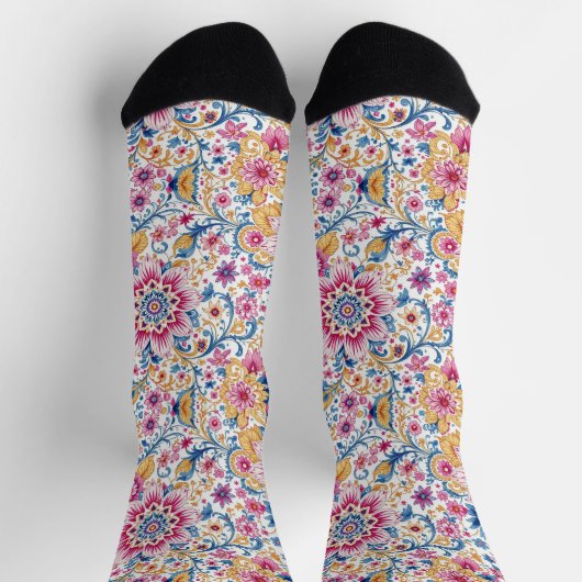 Bright Socks Elaborate Seamless Patterns 0039362 Sokken (Top)