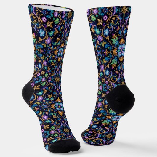 Bright Socks Elaborate Seamless Patterns 0039369 Sokken (Gebogen)