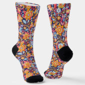 Bright Socks Elaborate Seamless Patterns 0039379 Sokken (Gebogen)