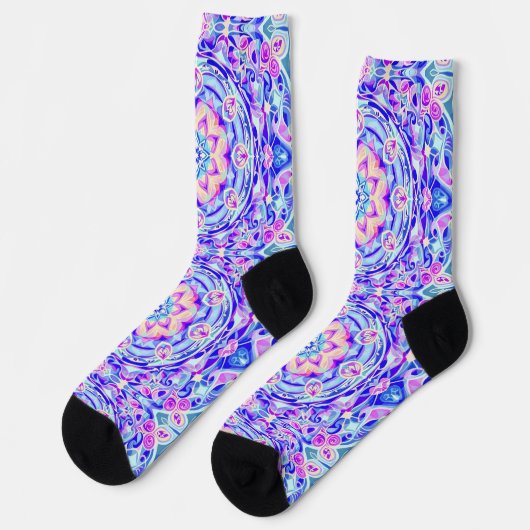 Bright Socks Elaborate Seamless Patterns 0039404 Sokken (Links)